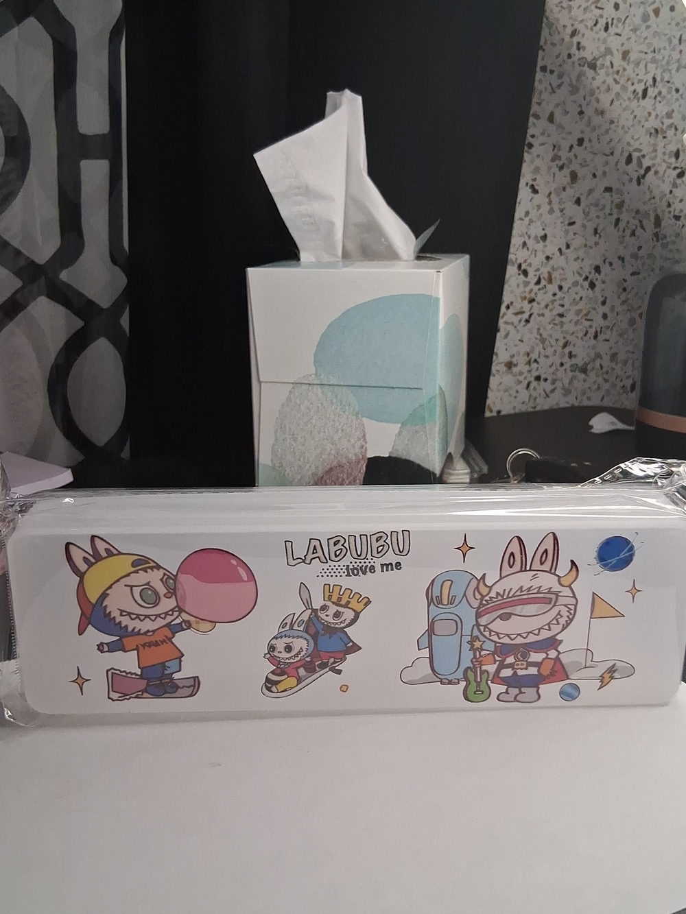 Labubu Clear Plastic Pencil Case New Sealed
